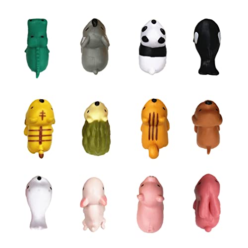 Animal Mobile Phone Charger Cable Protector,12 USB Charger Protective Covers,Suitable for iPhone, IPad, Android, Samsung, Plastic, PVC,Animal Bite