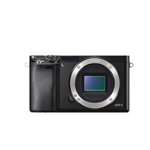 DYOSEN Digital Camera A6000 Mirrorless Digital Camera Body Only Silver ILCE-6000-24.3MP -Full HD Video Digital Camera Photography (Color : B)