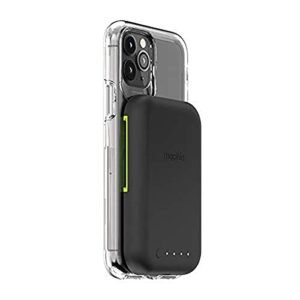 mophie Juice Pack Connect Compact - containing a Portable 5,000mAh Battery with Dual Purpose Stand - Made for Qi-Enabled Smartphones - Black