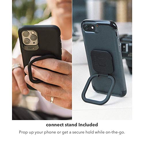 mophie Juice Pack Connect Compact - containing a Portable 5,000mAh Battery with Dual Purpose Stand - Made for Qi-Enabled Smartphones - Black