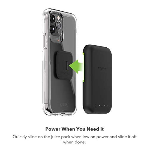 mophie Juice Pack Connect Compact - containing a Portable 5,000mAh Battery with Dual Purpose Stand - Made for Qi-Enabled Smartphones - Black