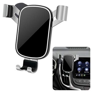 musttrue lunqin car phone holder for 2018-2023 chevrolet equinox suv [big phones with case friendly] auto accessories navigation bracket interior decoration mobile cell mirror phone mount