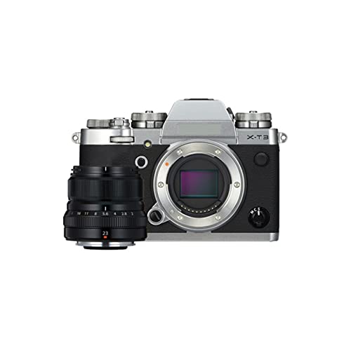 Camera X-T3 APS-C Frame Mirrorless Camera with 18-55mm Lens Digital Camera (Color : Silver)