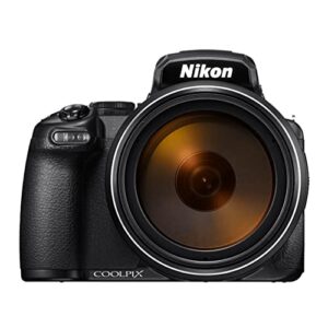 Nikon COOLPIX P1000 Digital Camera (Import Model) with Rechargeable Li-ion Battery, AC Adapter, USB Cable, Strap, Snap-On Front Lens Cap, Lens Hood