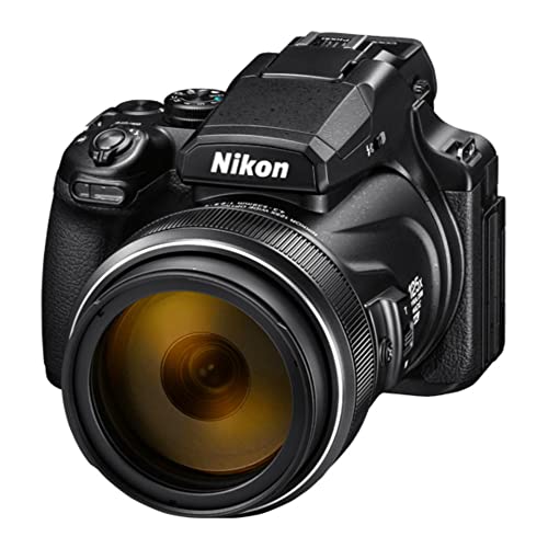 Nikon COOLPIX P1000 Digital Camera (Import Model) with Rechargeable Li-ion Battery, AC Adapter, USB Cable, Strap, Snap-On Front Lens Cap, Lens Hood