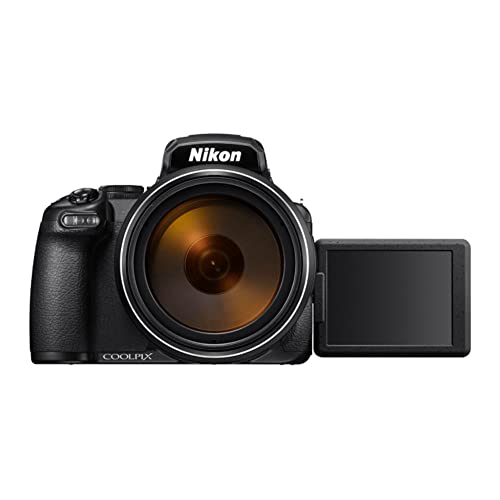 Nikon COOLPIX P1000 Digital Camera (Import Model) with Rechargeable Li-ion Battery, AC Adapter, USB Cable, Strap, Snap-On Front Lens Cap, Lens Hood