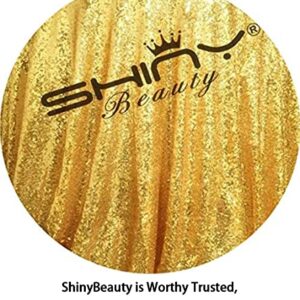 Sequin Backdrop 4x10ft Shiny Gold Sequin Curtains 2 Panels Glitter Backdrop Curtains for Parties Photography Background M0511