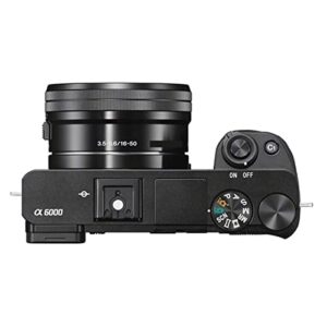 Camera New A6000 Mirrorless Digital Camera ILCE-6000L with 16-50mm Lens -24.3MP -Full HD Video Digital Camera