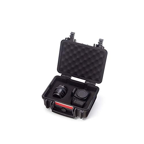 Amazon Basics Small Hard Camera Carrying Case - 12 x 11 x 6 Inches, Black