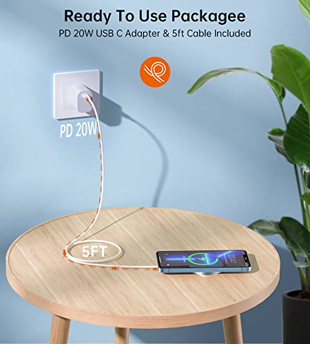 Magnetic Wireless Charger, Fast Charging Pad 15W Max with PD 20W USB C Charger Adapter, Compatible with-Mag-Safe Wireless Charger for iPhone 14/13/13 Mini/13Pro/13Pro max/iPhone 12/12 Mini/12Pro max