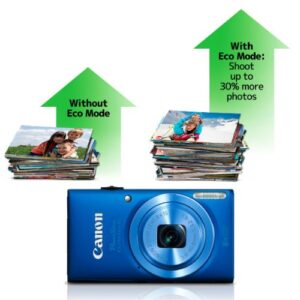 Canon PowerShot ELPH 115 is 16.0 MP Digital Camera with 8X Optical Zoom with a 28mm Wide-Angle Lens and 720p HD Video Recording (Blue)