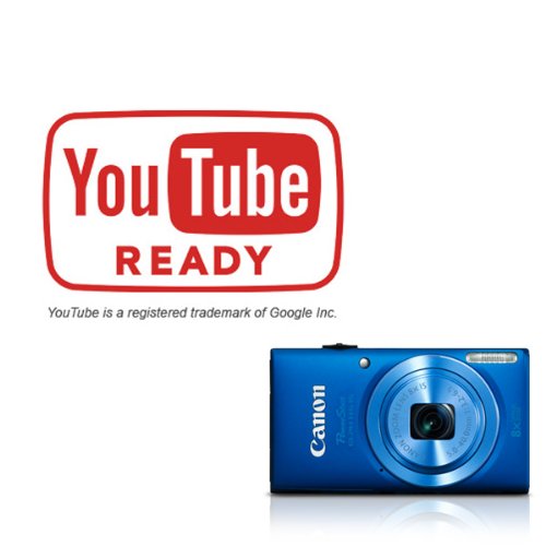 Canon PowerShot ELPH 115 is 16.0 MP Digital Camera with 8X Optical Zoom with a 28mm Wide-Angle Lens and 720p HD Video Recording (Blue)