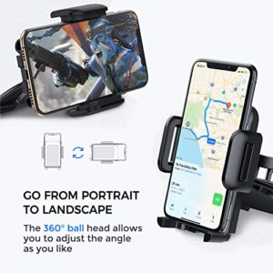 Cell Phone Holder for Car, CD Slot Car Phone Mount, One Button Release Easy Installation CD Player Car Phone Holder Mount Compatible with iPhone14 13 12 11 Pro XR XS MAX Galaxy S20 S20+ S10 S9 S8