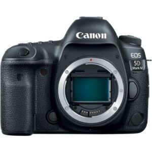 Canon EOS 5D Mark IV DSLR Camera with Canon EF 50mm f/1.8 STM Lens + Tamron 70-300mm f/4-5.6 AF Lens + 500mm Preset Telephoto Lens + Accessory Bundle (Renewed)