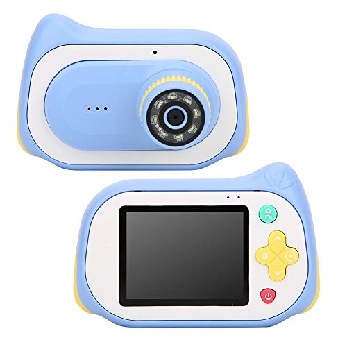 01 Camera Toy, Eye Protection 2.0 Inch 2 in 1 Digital Camera, Portable Plastic for Kids Gift