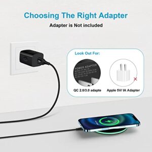 15W Wireless Charger Fast Charging Pad Compatible Samsung Galaxy S23 S22 S21 S20 Ultra 5G FE S10 S9 S8 S7 S6, Note 20 10 9 8, Z Fold4/3/2, Z Flip4/3, iPhone 14 13 12 11 Pro Max, Google Pixel 7 6 5 4
