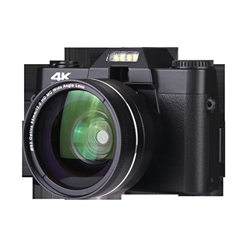 Camera HD 4K 16X Digital Camera Micro Single Retro with WiFi Professional Digital Camera Vlog External Lensfor Home Travel Digital Camera (Color : Wide Angle Mirror)