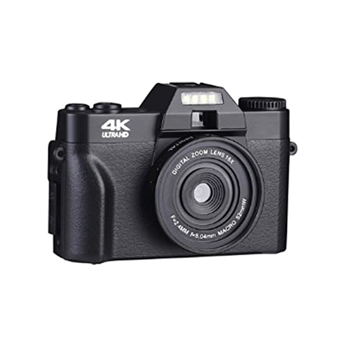 Camera HD 4K 16X Digital Camera Micro Single Retro with WiFi Professional Digital Camera Vlog External Lensfor Home Travel Digital Camera (Color : Only Camera)