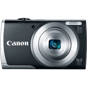 canon powershot a2500 16.0 mp digital camera with 5x optical zoom and 720p hd video recording (black)