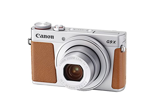 Canon PowerShot G9 X Mark II Compact Digital Camera w/ 1 Inch Sensor and 3inch LCD - Wi-Fi, NFC, & Bluetooth Enabled (Silver)