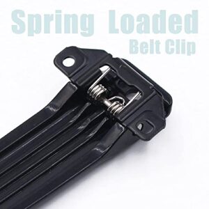 Replacement Belt Clip KBH-10 for Kenwood TK260G TK-272G TK-388G TK-2100 TK-2118 TK-3206 TK-3207 Radio (7PCS)