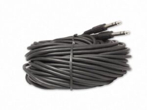 your cable store 100 foot 1/4″ (6.3mm) stereo male / male headphone / microphone cable