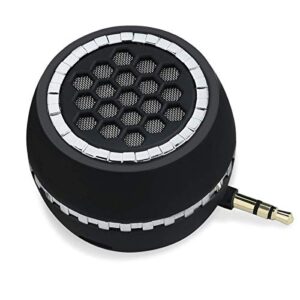 vomauxin mini portable speaker, 3w mobile phone speaker line-in speaker with clear bass 3.5mm aux audio interface, plug and play for iphone, ipad, ipod, tablet, smartphone