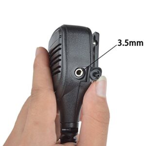 Guanshan VBLL Heavy-Duty Remote Speaker Microphone Shoulder Mic for XPR3000 XPR3300 XPR3300e XPR3500 XPR3500e