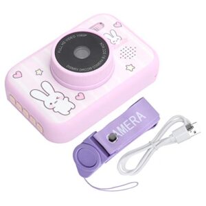video camera, children digital camera, fast and convenient charging for birthday gifts for boys for girls(pink)