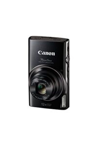 canon powershot elph 360 digital camera w/ 12x optical zoom and image stabilization – wi-fi & nfc enabled (black) (renewed)