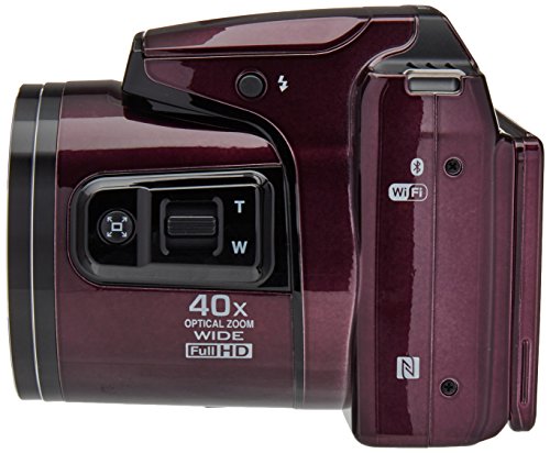 Nikon B500 16 MP Point & Shoot Digital Camera, Plum