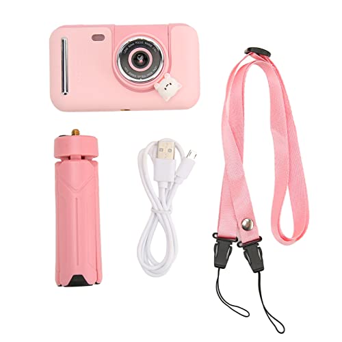 Kids Camera, Video Cute Digital Mini Camera 180 Degree Angles 2.4in IPS HD Screen for Kids Gifts for 3 to 12 Years Old