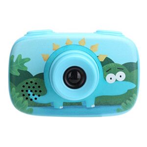 kikyo kids video camera hd 1080p digital camera children’s toy camera with lanyard builtin 600mah rechargeable battery(blue)