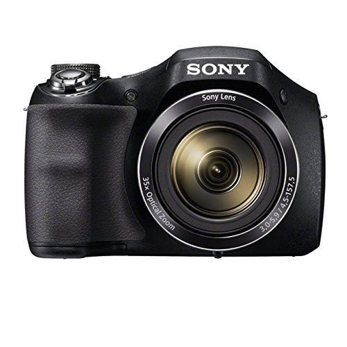 Sony Cyber-Shot DSC-H300 20.1MP 35x Optical Zoom Compact Digital Camera - Black