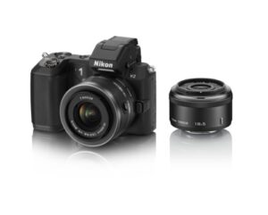 nikon dslr nikon 1 v2 double lens kit black n1v2wlkbk – international version (no warranty)