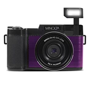 Minolta MND30 30 MP / 2.7K Ultra HD Digital Camera (Purple)