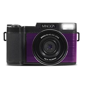 Minolta MND30 30 MP / 2.7K Ultra HD Digital Camera (Purple)