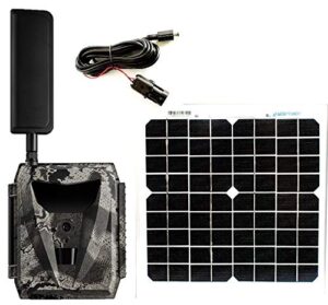 spartan camera golive at&t blackout ir trail camera (camera w/solar panel, panel cable)