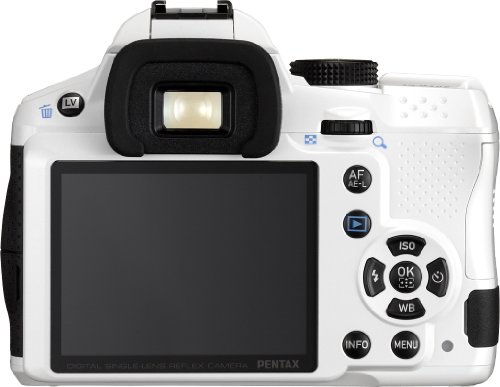 Pentax K-30 Weather-Sealed 16MP CMOS Digital SLR Dual Lens Kit, 18-55mm and 50-200mm (White) (OLD MODEL)