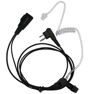 abcGoodefg FBI Style Surveillance Covert Headset Earpiece Mic Compatible with HYT (Hytera) Radios Motorola radioa CLS1110 CLS1410 CLS1413 CLS1450 CLS1450C CP200 CP200D XLS PR400 EP450 GTX(1 Pack)