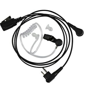 abcGoodefg FBI Style Surveillance Covert Headset Earpiece Mic Compatible with HYT (Hytera) Radios Motorola radioa CLS1110 CLS1410 CLS1413 CLS1450 CLS1450C CP200 CP200D XLS PR400 EP450 GTX(1 Pack)