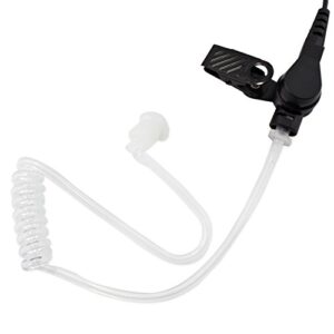 abcGoodefg FBI Style Surveillance Covert Headset Earpiece Mic Compatible with HYT (Hytera) Radios Motorola radioa CLS1110 CLS1410 CLS1413 CLS1450 CLS1450C CP200 CP200D XLS PR400 EP450 GTX(1 Pack)