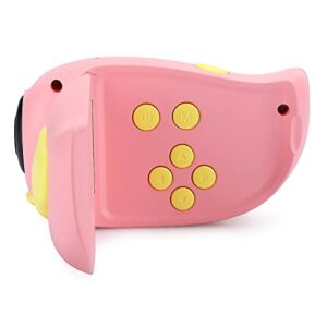 KOSDFOGE A100 12MP Mini Cute Digital Video Camera DV Toy with 2.0in Screen for Children Kids(Pink)