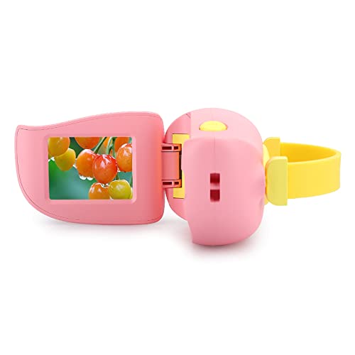 KOSDFOGE A100 12MP Mini Cute Digital Video Camera DV Toy with 2.0in Screen for Children Kids(Pink)