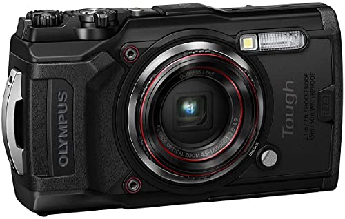 Olympus Tough TG-6 Waterproof Camera, Black - Expo Premium Accessories Bundle
