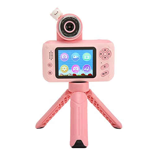 Mini Digital Camera Taking Photo 2.4 Inch IPS HD Screen Kids Camera 180 Degree Angles Gifts for Children Age 3-12