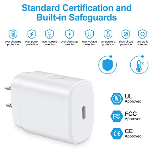 25W Samsung USB-C Super Fast Charger Type C Wall Charger Block with 9FT Android Phone Charger Cable for Samsung Galaxy A54/S23 Ultra/S23/A14/A34/A23/A13/S22/S21 FE/A53/A04s/Z Fold 4,Google Pixel 7 Pro