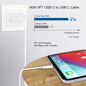 25W Samsung USB-C Super Fast Charger Type C Wall Charger Block with 9FT Android Phone Charger Cable for Samsung Galaxy A54/S23 Ultra/S23/A14/A34/A23/A13/S22/S21 FE/A53/A04s/Z Fold 4,Google Pixel 7 Pro