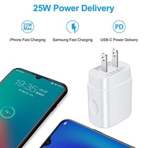 25W Samsung USB-C Super Fast Charger Type C Wall Charger Block with 9FT Android Phone Charger Cable for Samsung Galaxy A54/S23 Ultra/S23/A14/A34/A23/A13/S22/S21 FE/A53/A04s/Z Fold 4,Google Pixel 7 Pro