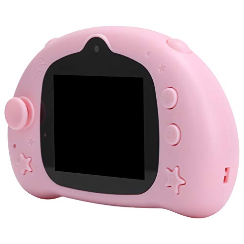 Children Camera, Simple and Smooth LCD Kid Camera Multi‑Function for Children for Catching(Pink)